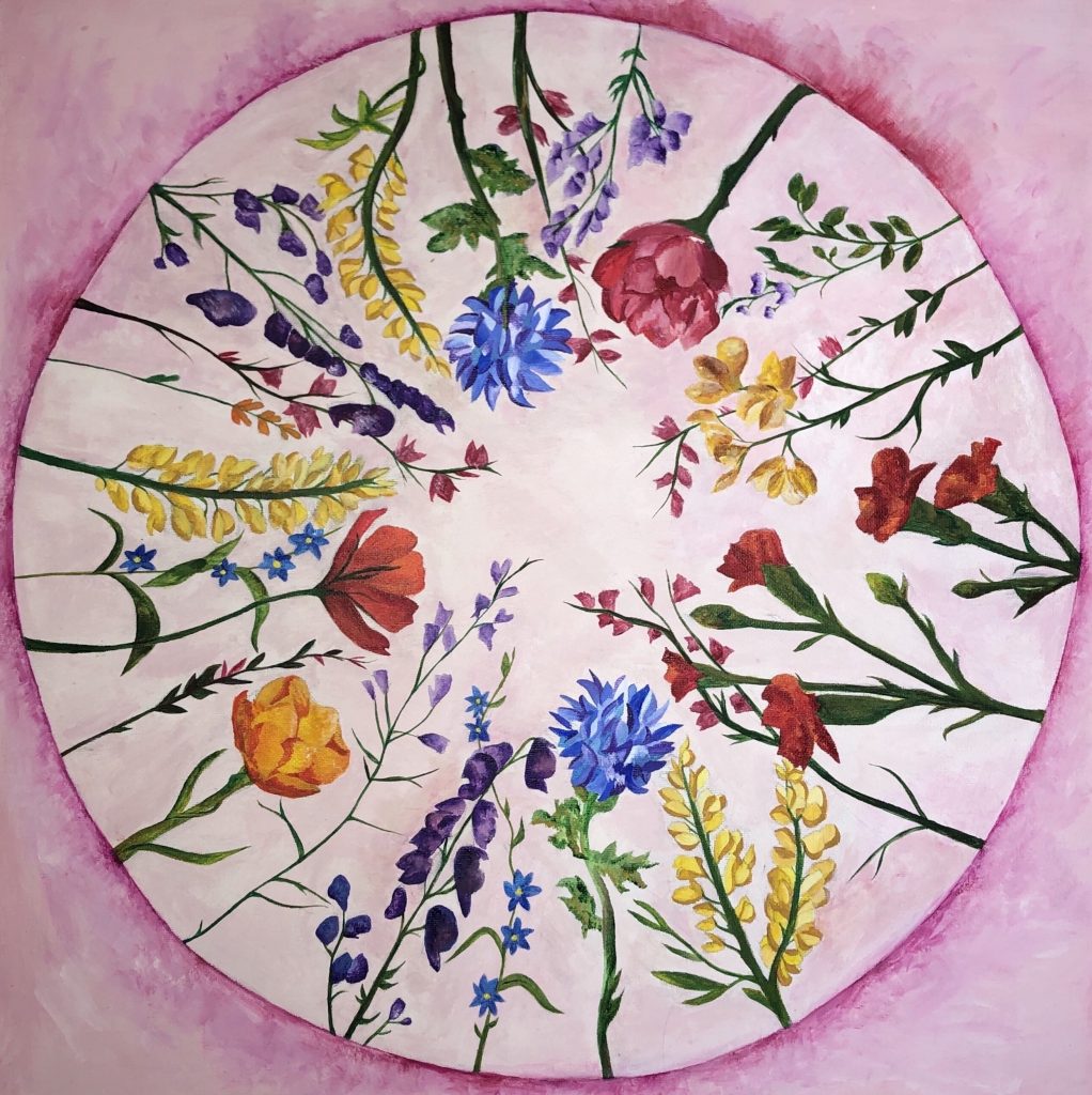 Becca Moody Summer Flowers painting