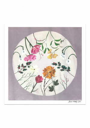 December Flowers Art Print