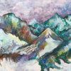 Purple Mountains Art Print