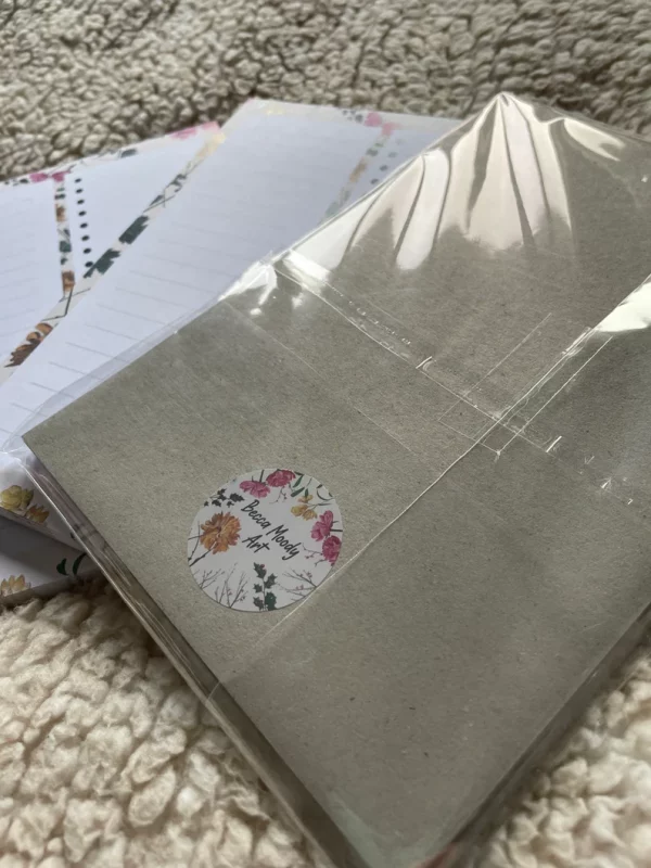 Becca Moody Art Floral A5 Notepad 4