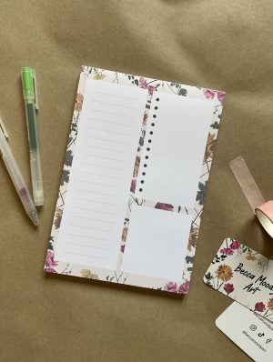 Floral A5 Notepad