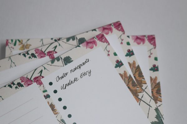 Floral A5 Notepad