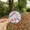 December Flowers Pocket Mirror 3