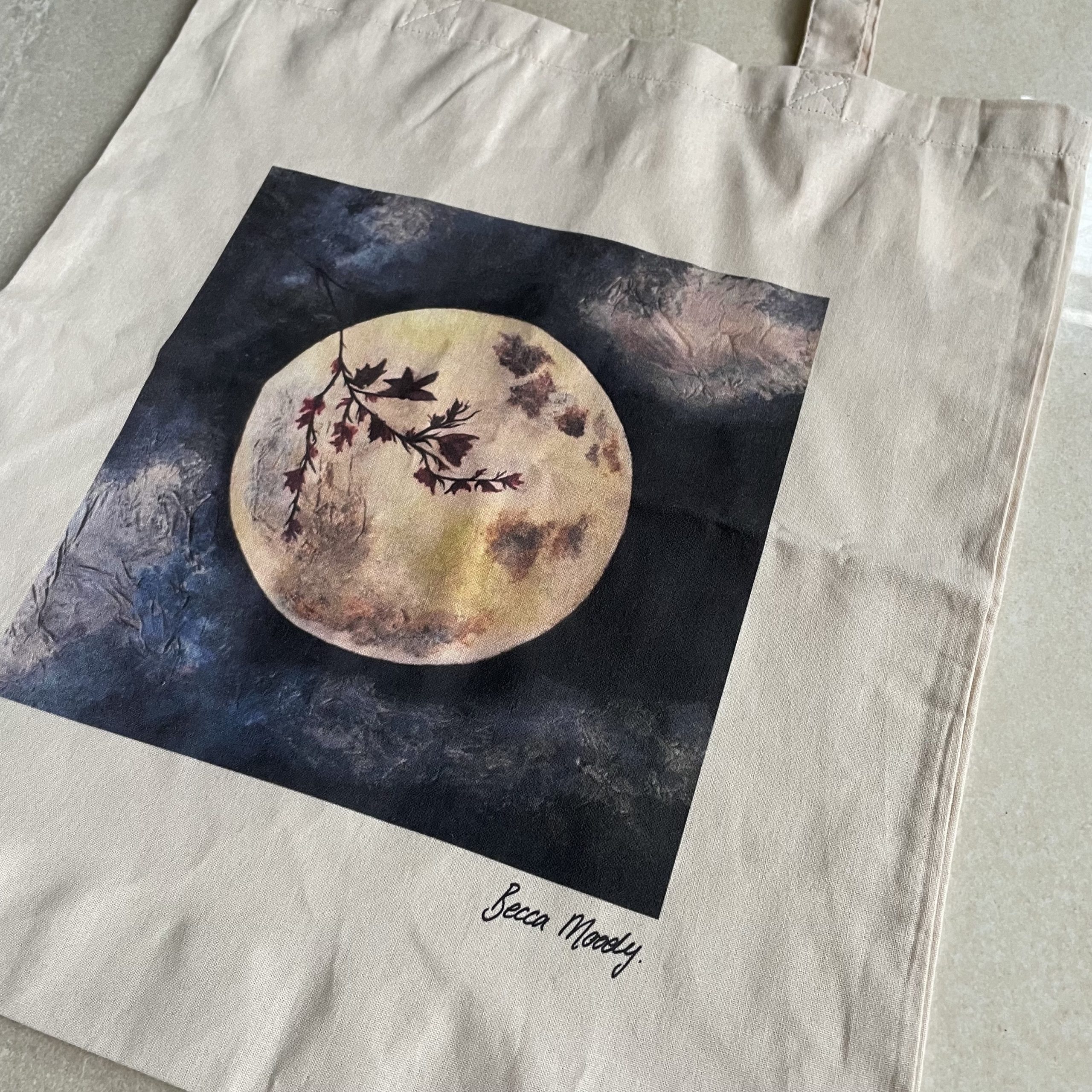 Celestial Moon Tote Bag
