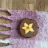 Hand-painted Daffodil Coaster Becca Moody Art