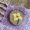 Hand-painted Daffodil Coaster Becca Moody Art 2