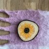Hand-painted Sunflower Coaster Becca Moody Art 2