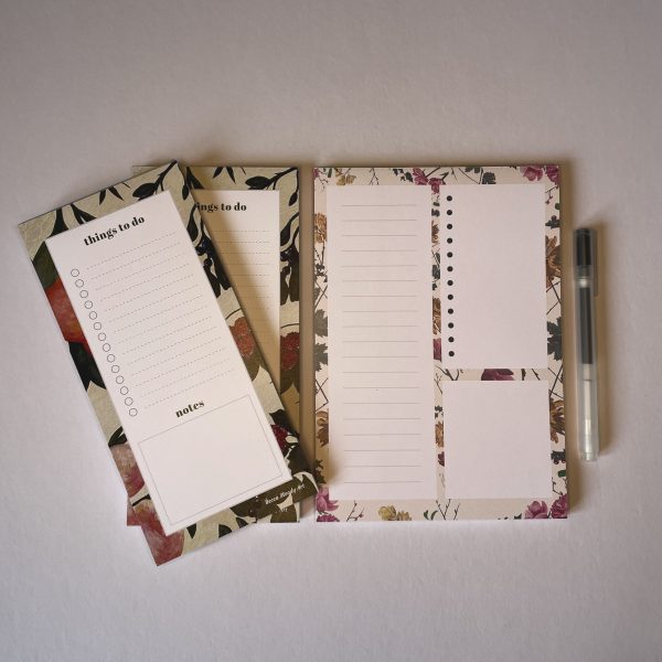 Summer Harvest To Do List Desk Pad (Size DL), designed by Becca Moody 2