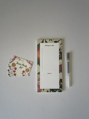 Summer Harvest To Do List Desk Pad (Size DL), designed by Becca Moody
